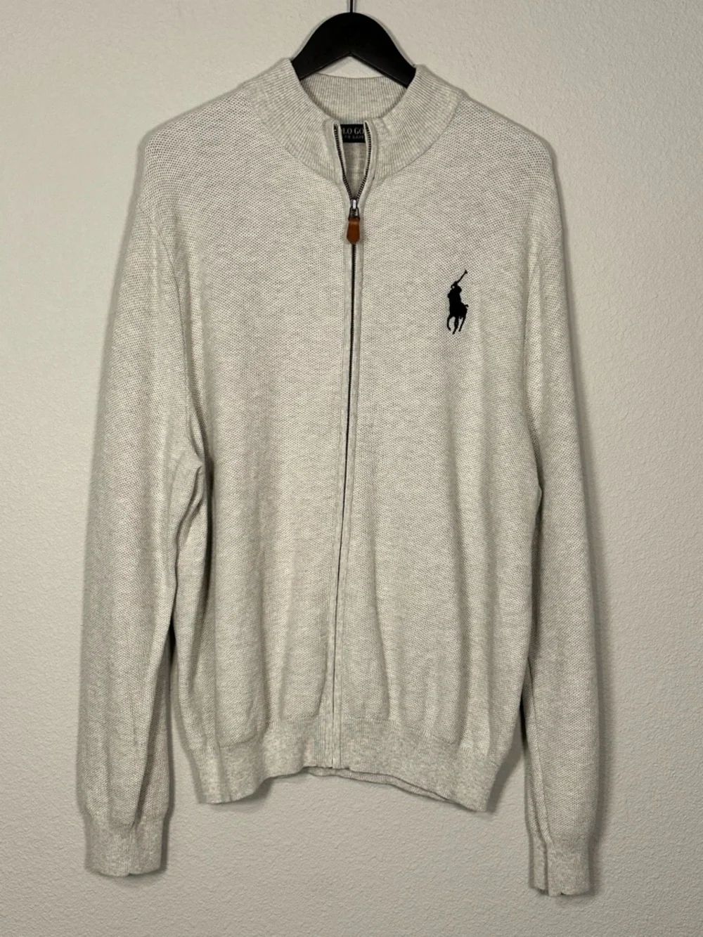 Polo Ralph Lauren 100% Pima Cotton Full Zip Sweater - Big Pony! Size XXL